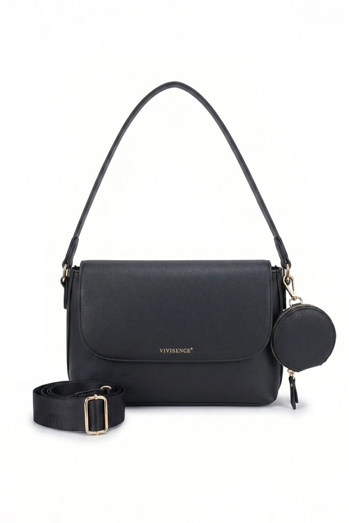 Vivisence T0024 torebka na ramię z odpinaną saszetką black