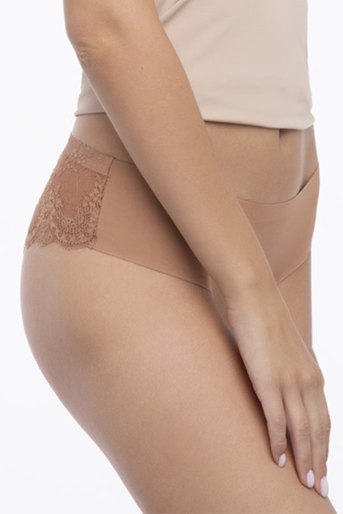 Julimex Tanga panty Majtki figi, carmel