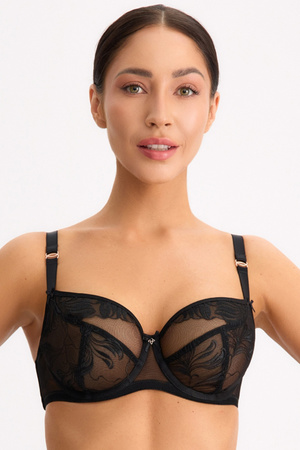 Biustonosz miękki Bella Misteria 65-150 Czarny Diament czarny