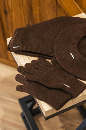 Rękawiczki Vivisence 7202 brązowy