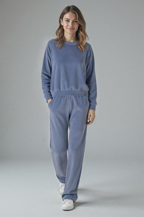 Komplet bluza+spodnie Vivisence 9206kmpl błękitny