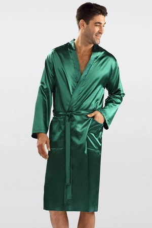Dkaren Christian Nocna szlafrok, zielony