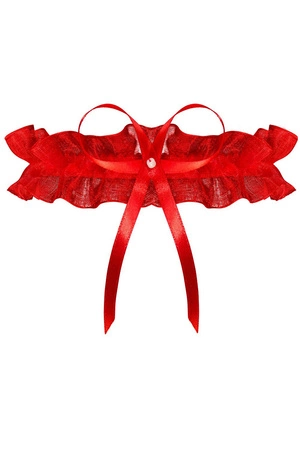 Podwiązka Julimex PW-02 Oddessa Plus Size czerwony