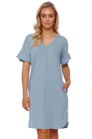 Nocna koszula Doctor Nap TCB.4513 satin blue