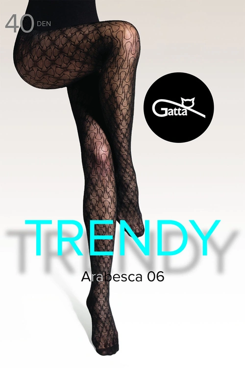 Rajstopy Gatta Arabesca 06 40 DEN nero
