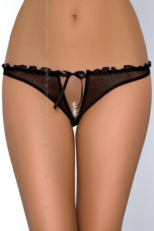 Axami V-6458 Charbon Majtki stringi, czarny