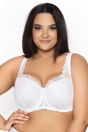 Mat 053/22 Carmela Big Biustonosz usztywniany, biały