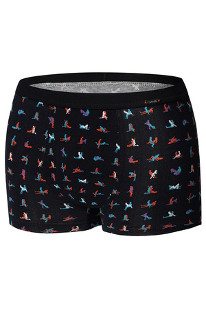 Cornette Walentynkowe Kamasutra 280/222 Majtki bokserki, granat