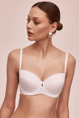 Alles Elena II U Biustonosz usztywniany, biały