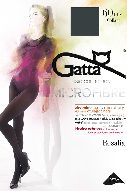 Gatta Rosalia 60 Wyrób pończoszniczy rajstopy, grafit