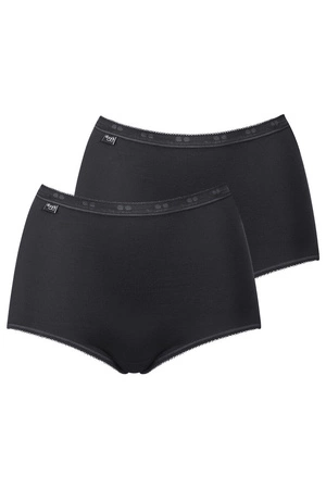 Wysokie figi Sloggi 10043769 Basic+ Maxi 2P 0004-black 