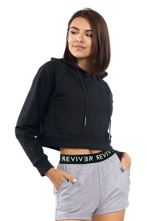 Bluza nierozpinana Reviver F5513 czarny