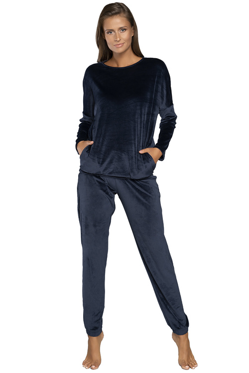 Italian Fashion Juga dł.r. dł.sp. Dres homewear, granat