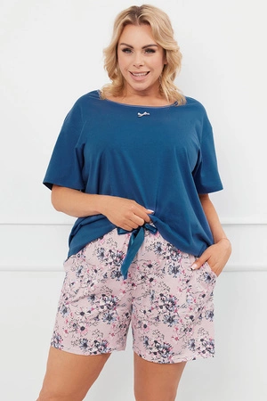 Piżama Italian Fashion Sagitta kr.r. kr.sp. jeans/druk