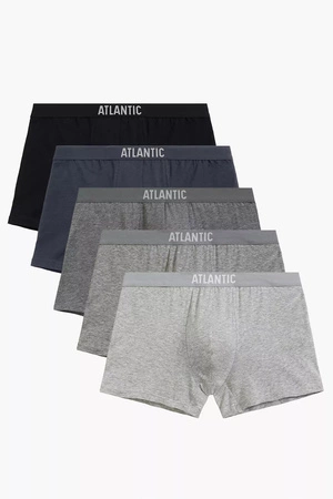 Bokserki Atlantic 5BMH-011 5-pack czarny/szary/ciemnoszary/jasnoszary/grafit
