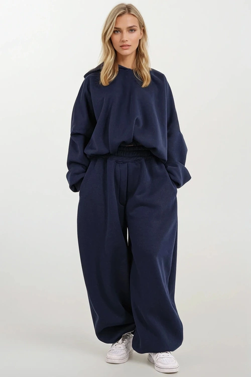 Komplet bluza+spodnie Dkaren DK-K-B27 granat