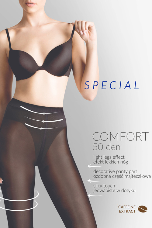 Rajstopy Gabriella Comfort 50 DEN code 400 nero