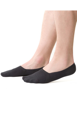 Skarpety stopki Steven 058 MEN stopki bawełniane grafitowy 005