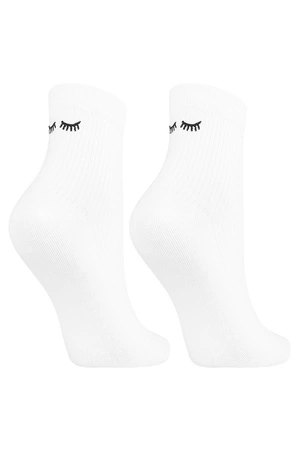 Moraj CSL200-910 skarpetki za kostkę bawełniane biały