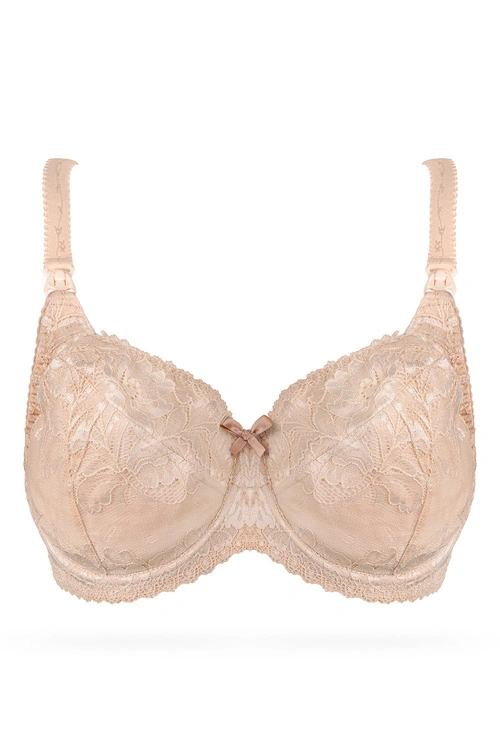 Biustonosz miękki Nessa Mamma Lace N504 Maxi beżowy