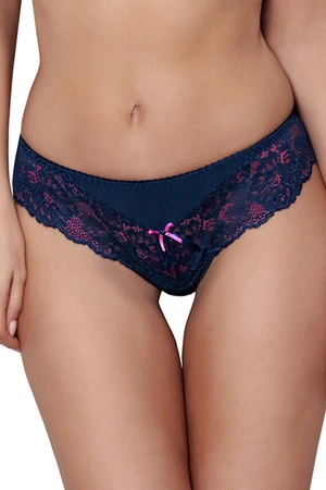 Axami V-9418 Majtki stringi, granatowy
