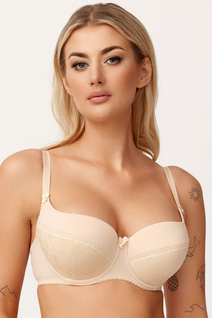 Azal 107 Biustonosz usztywniany, beżowy