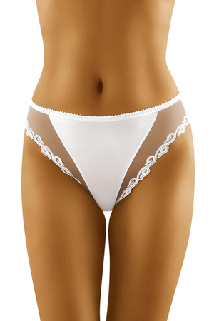 Wol-Bar Poly II Majtki figi, biały