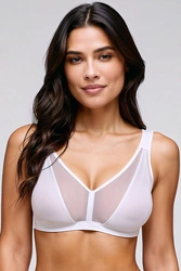 Vivisence 1088 biustonosz miękki z podtrzymaniem bocznym biały