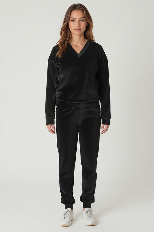 Komplet bluza+spodnie Vivisence 9202kmpl czarny
