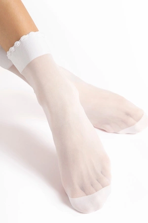 Skarpetki Fiore Pico Massage 20 DEN M1103 white 