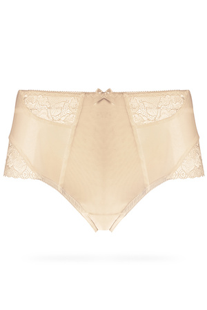 Wysokie figi Nessa Mamma Lace N02 beżowy 