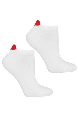 Skarpety stopki Moraj CSD170-544 white/red