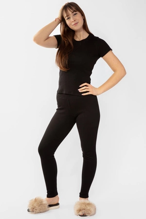Komplet legginsy + bluzka Dkaren Halima-Kpl czarny 