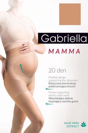 Gabriella Medica Mamma 20 Code 108 Wyrób pończoszniczy rajstopy, beige