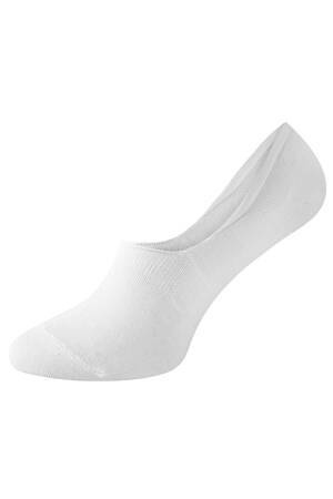 Italian Fashion S20 Niewidki Skarpety stopki, biały