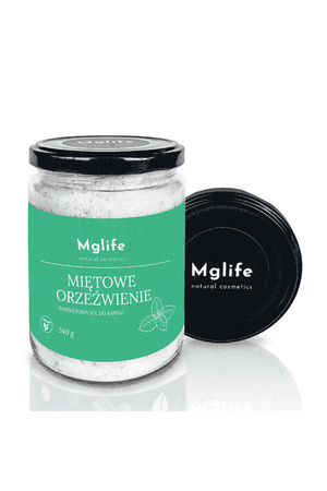 Mglife Miętowe orzeźwienie - magnezowa sól do kąpieli Do kąpieli sól, naturalna