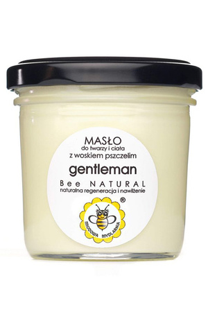 Miodowa Mydlarnia Masło do twarzy i ciała z woskiem pszczelim Gentelman Do ciała masło, naturalne