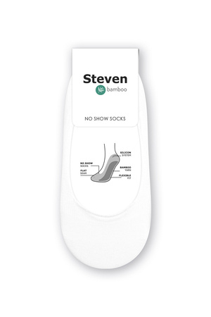 Steven 036-011 Skarpety stopki, biały
