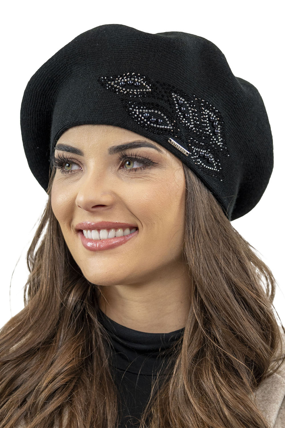 Vivisence 7051 Nakrycie G owy Beret Czarny Sklep Kontri pl vivisence-7051-nakrycie-g-owy-beret-czarny-sklep-kontri-pl