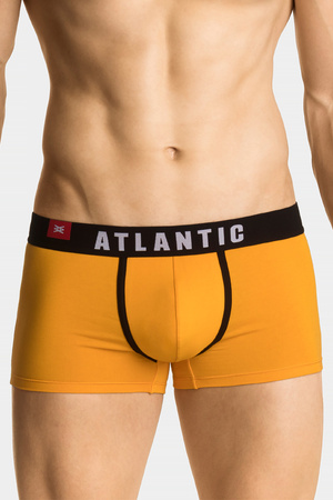 Atlantic 3MH-014 Majtki bokserki, denim/żółty/szary