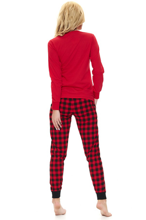 Dn-nightwear PM.9748 Nocna piżama, red