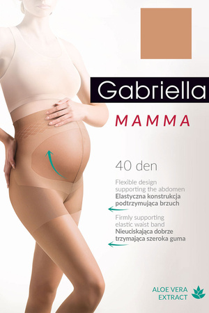 Gabriella Medica Mamma 40 Code 109 Wyrób pończoszniczy rajstopy, beige