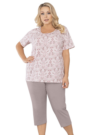 Italian Fashion Kalmia kr.r. sp.3/4 Nocna piżama, cappuccino/druk