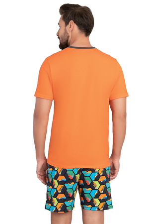 Italian Fashion Komiks kr.r. kr.sp. Nocna piżama, pomarańcz/druk