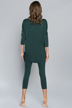 Italian Fashion Mandala r.3/4 sp.3/4 Nocna piżama, zielony