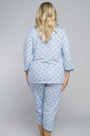 Italian Fashion Rozalia r.3/4 sp.3/4 Nocna piżama, niebieski