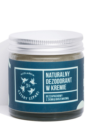 Mydlarnia Cztery Szpaki Dezodorant w kremie bezzapachowy Do ciała dezodorant, naturalny