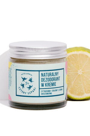 Mydlarnia Cztery Szpaki Dezodorant w kremie cytrusowo-ziołowy Do ciała dezodorant, naturalny