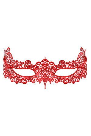 Obsessive A701 mask Akcesoria erotyczne opaska, czerwony