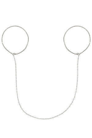 Obsessive Bijou 907 Kajdanki Biżuteria łańcuszek, srebrny